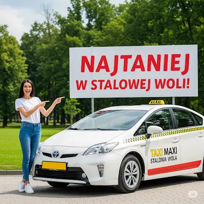Taxi Maxi - z nami najtaniej w Stalowej Woli! Tanie taxi na lotnisko
